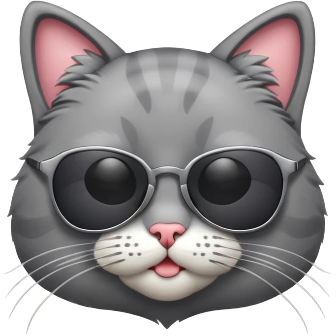 Cat wearing sunglasses emoji
