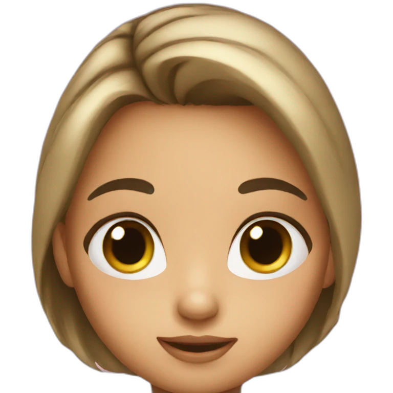 Cute girl emoji