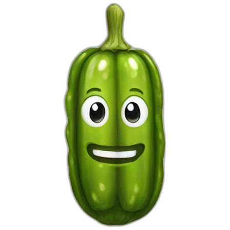 Pickles with heyes emoji