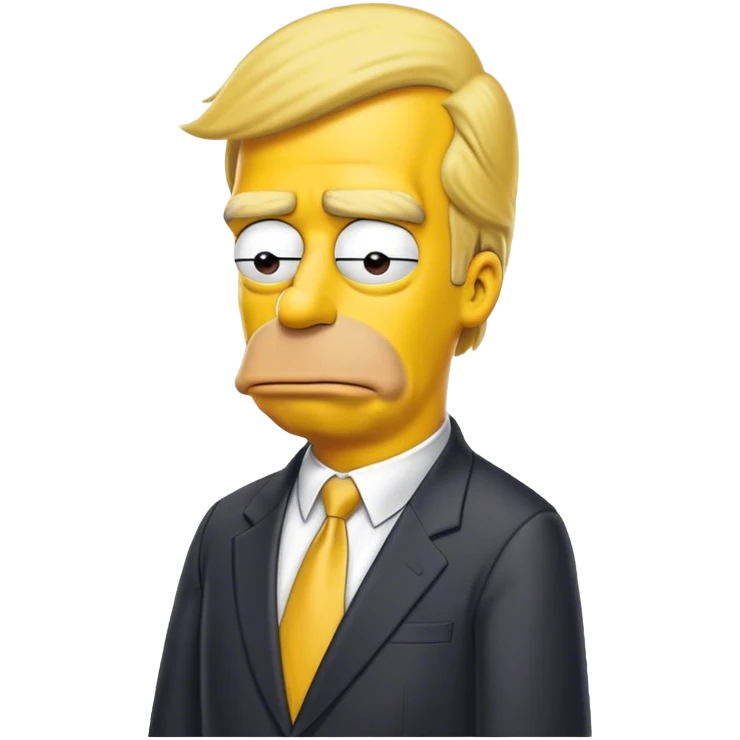 Simpson trump emoji