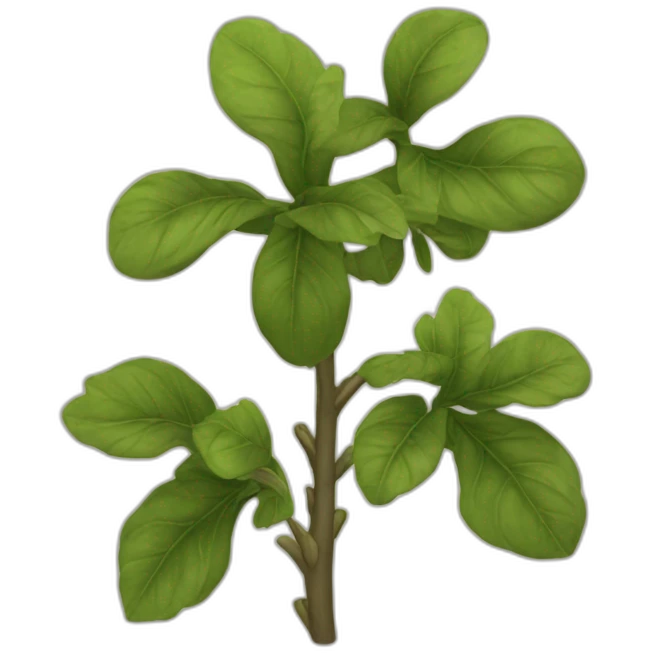 Codiaum variegatum emoji