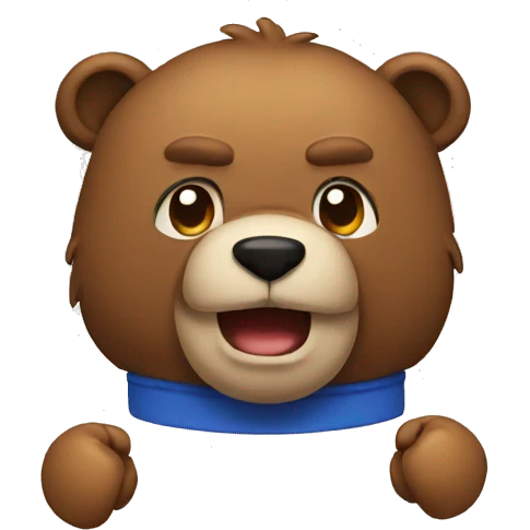 boxing bear emoji