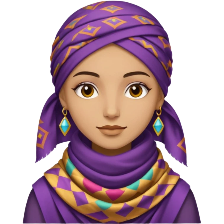 Young fortune teller – Colorful scarf






















 emoji