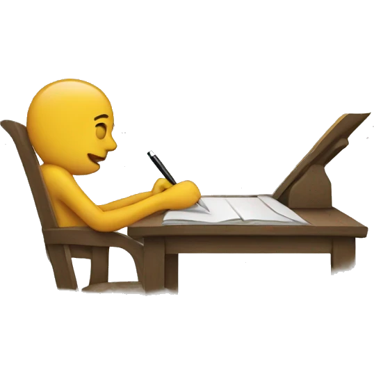Writing emoji