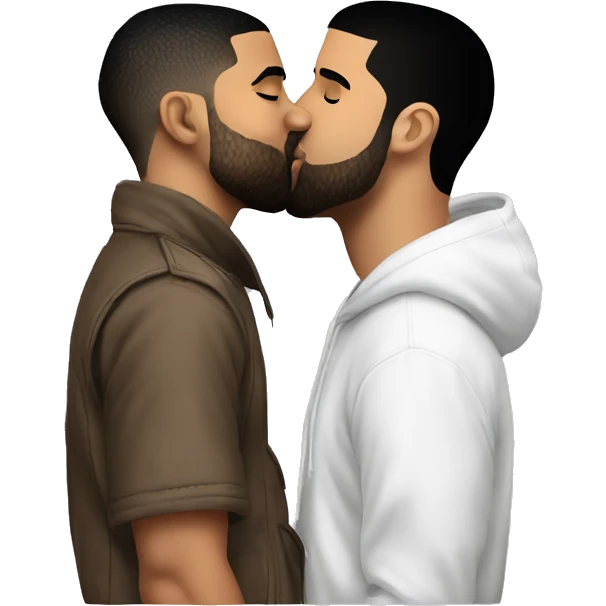 drake kissing drake kissing drake kissing drake emoji