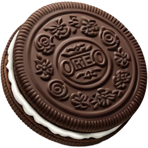 Chocolate Oreo fookie emoji