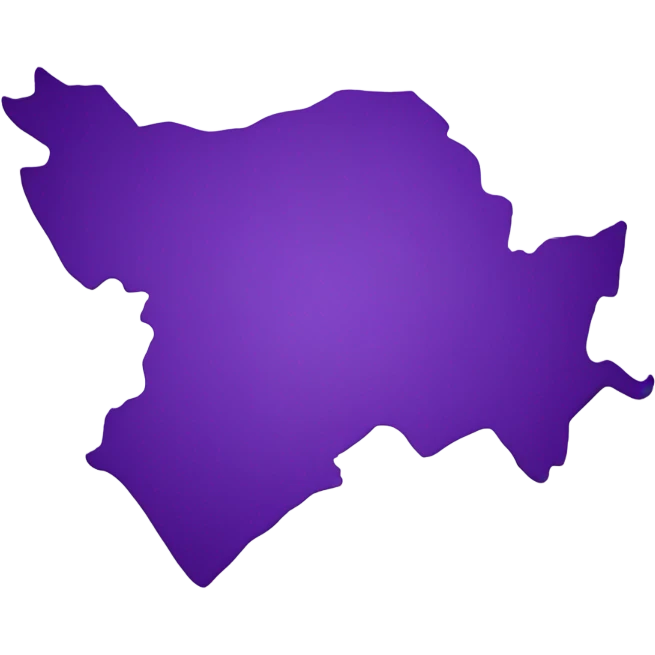 azerbaijani map in purple color emoji