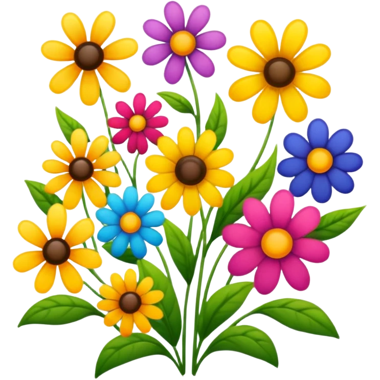 items for flower emoji