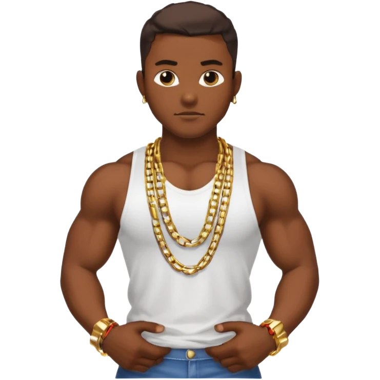 Money showing his waist emoji