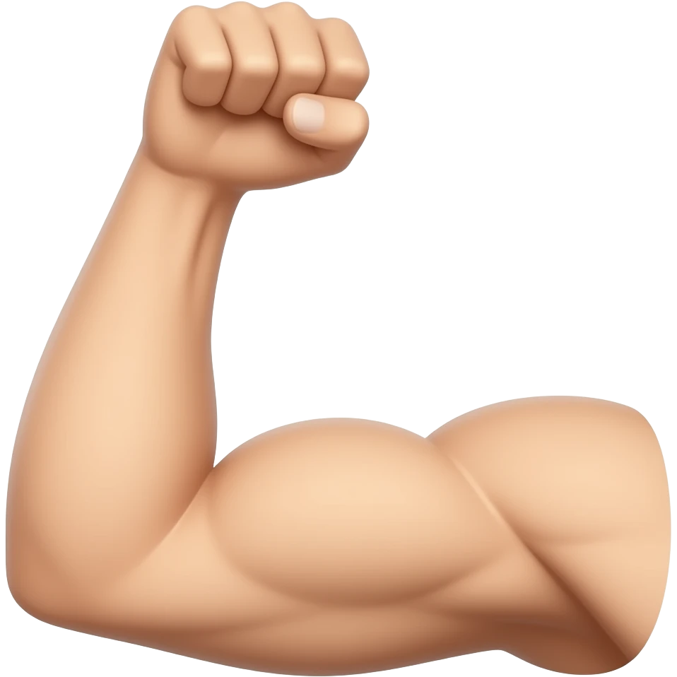 Make this a left arm - 💪🏻 emoji