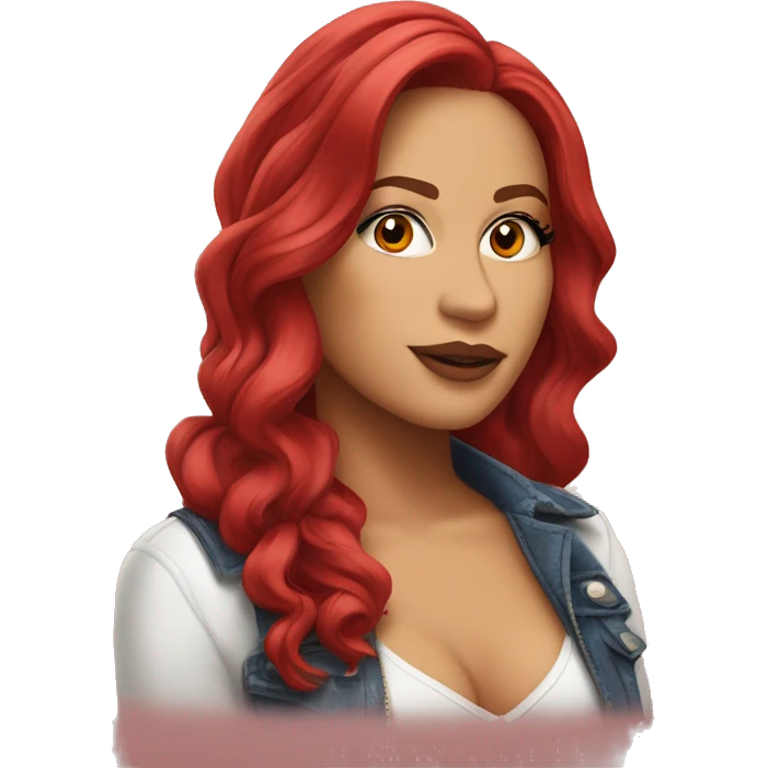 Carolina Giraldo Navarro, known professionally as Karol G, is a Colombian singer. Red Hair emoji