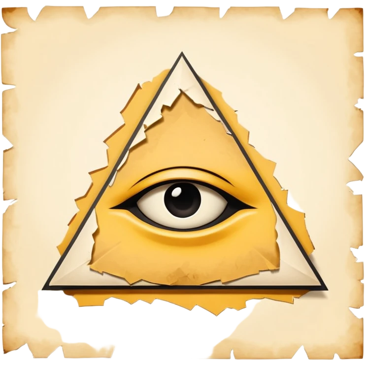 illuminati Paper contract with bite marks tearing through the signature field emoji