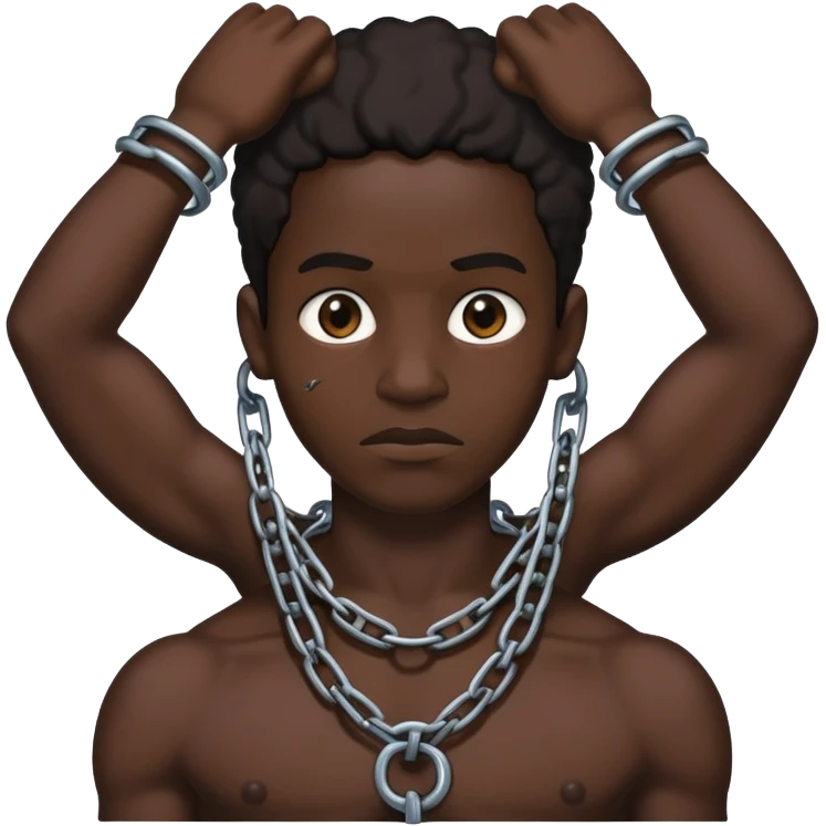 Black slave emoji