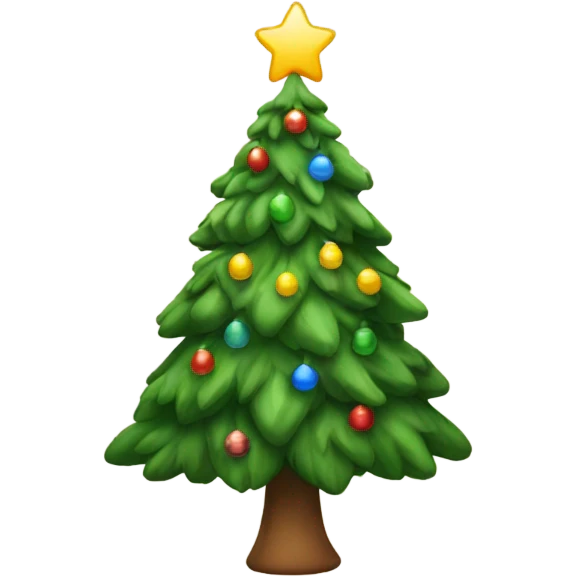Christmas tree emoji