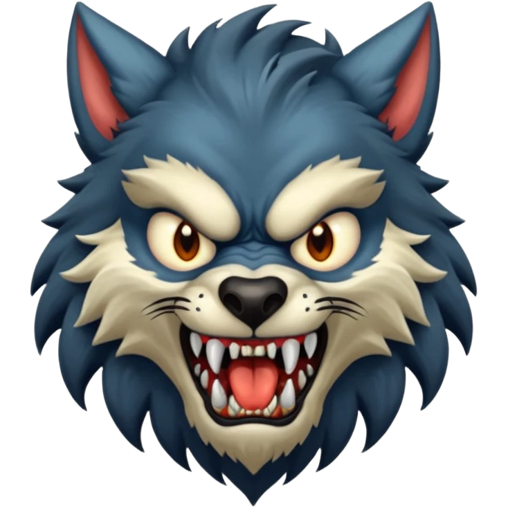 Werewolf mixed with a monster  emoji