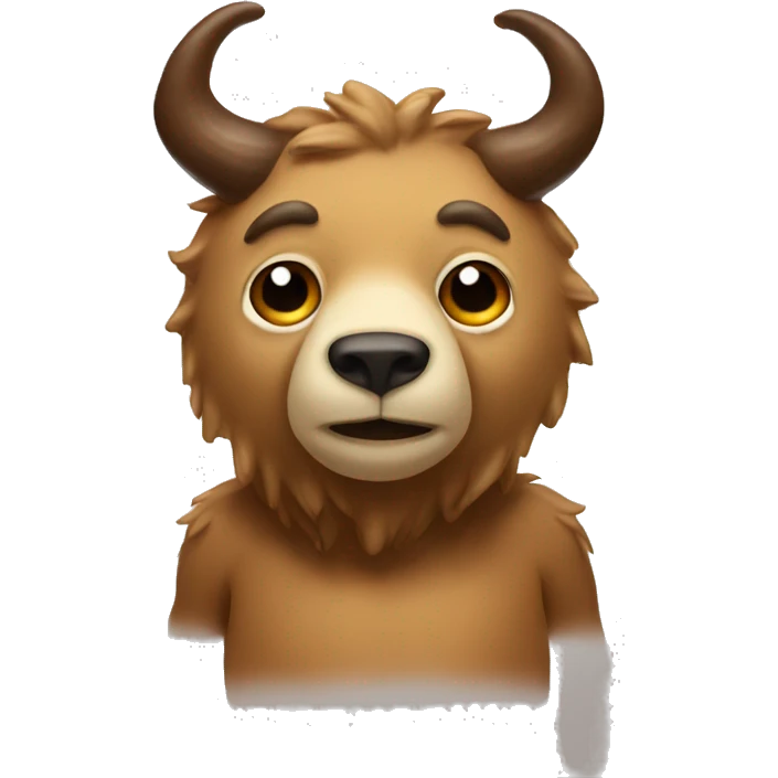 kek  bear with Taurus Horns  emoji