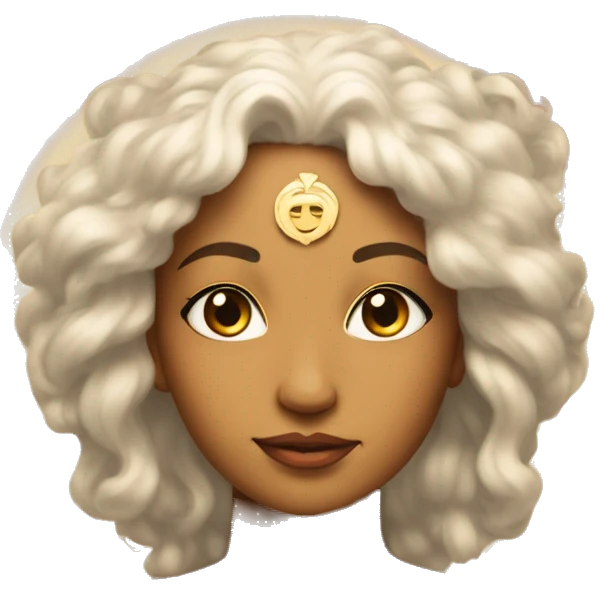 Divine feminine symbol emoji