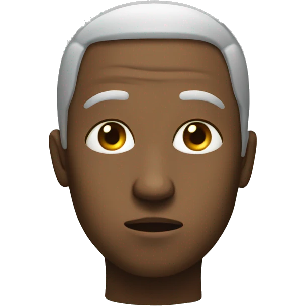 an expressionless person emoji