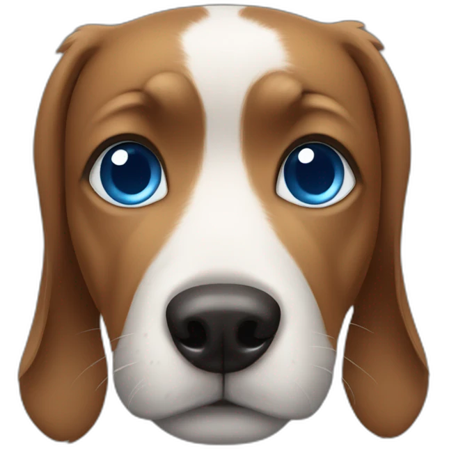 dog with blue eyes emoji