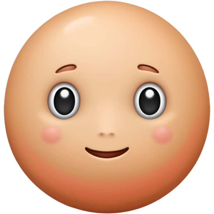 Realistic penis with no face and round balls emoji