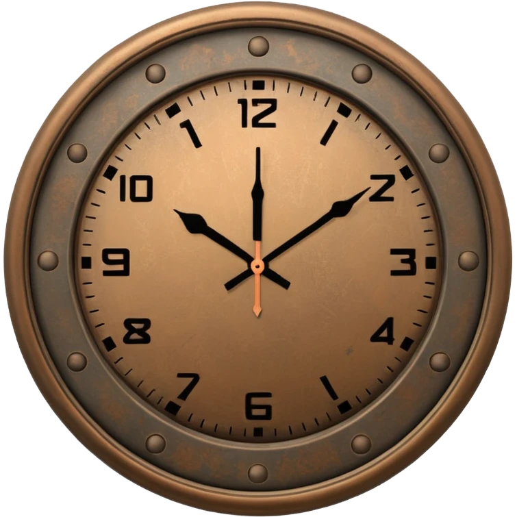 clock without hands emoji