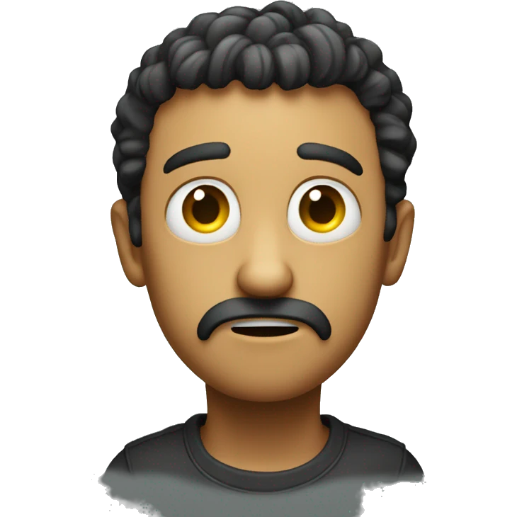 a developer who is afraid of a semi colon emoji