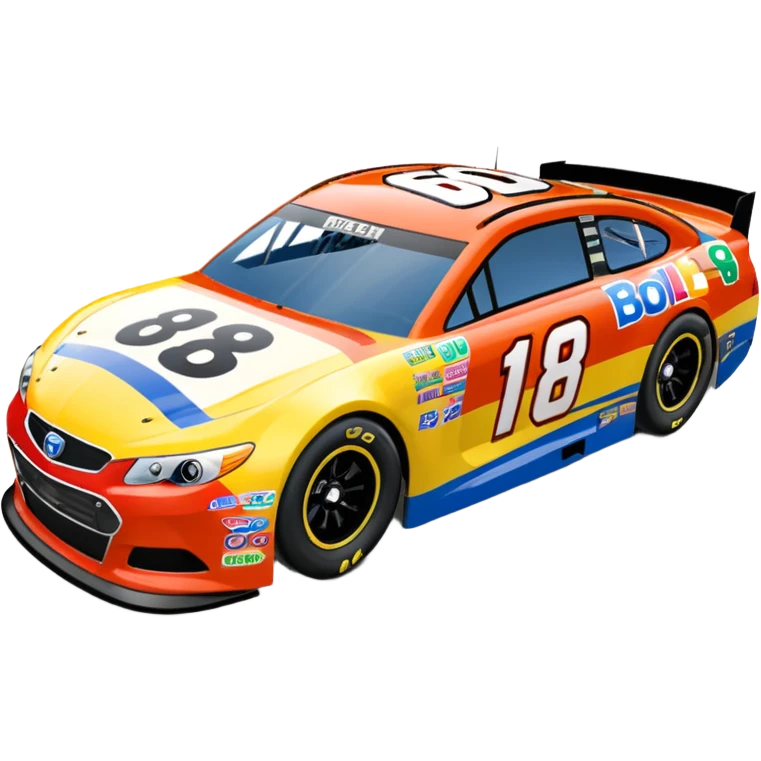 Kyle Busch Car (No. 8) best view emoji