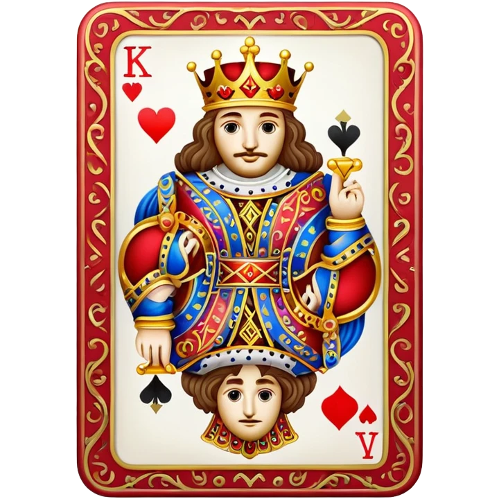 KING Of hearts emoji