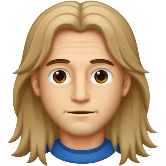 Leon con melena larga emoji