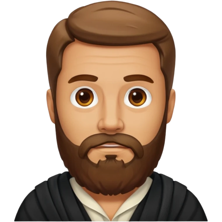 bullbody apostle with beard emoji