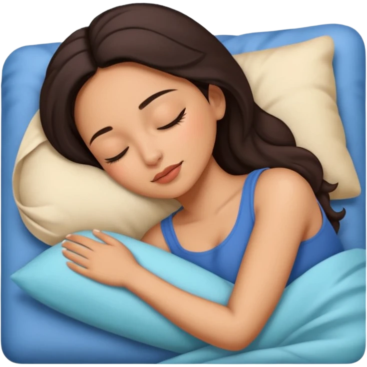 Latina baddie sleeping emoji