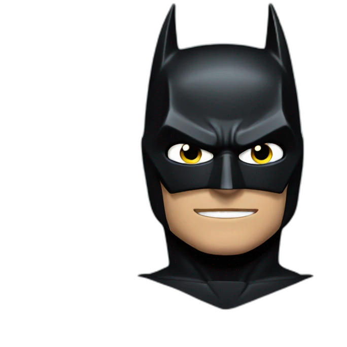 Batman in the dark emoji