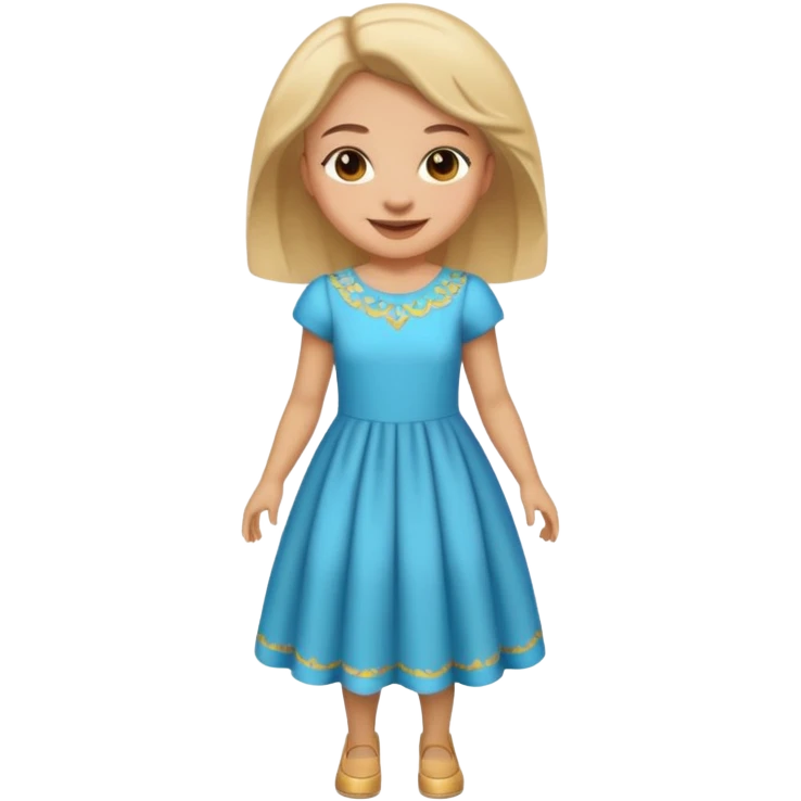 ligth girl full body emoji