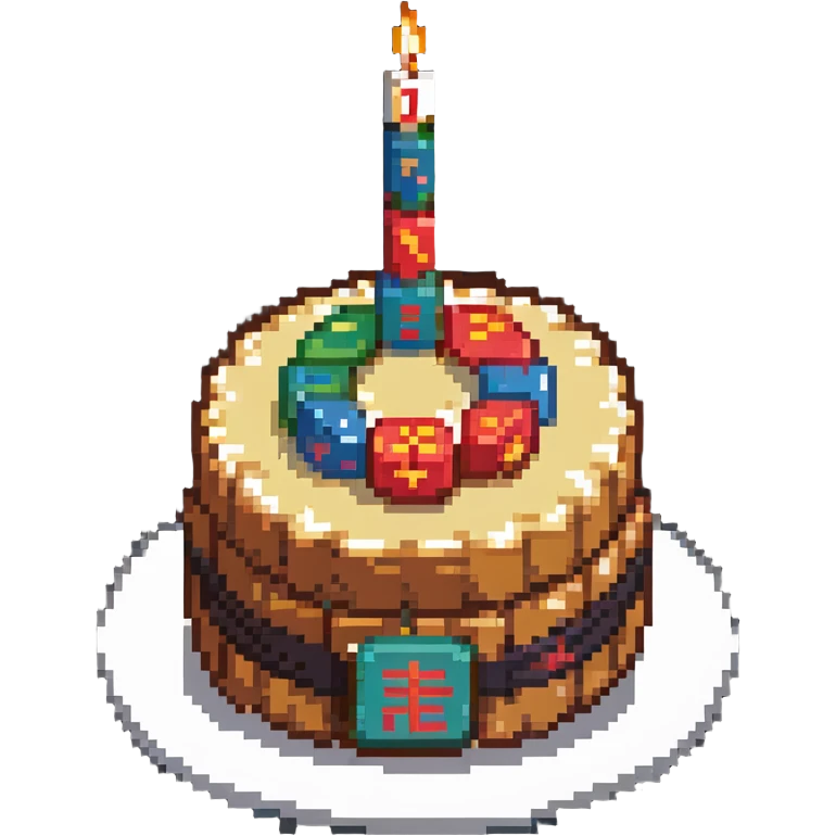 dangao Chinese birthday cake emoji