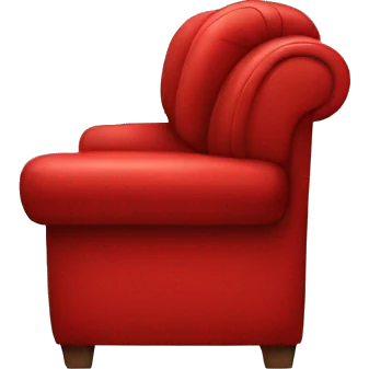 Red sofa emoji