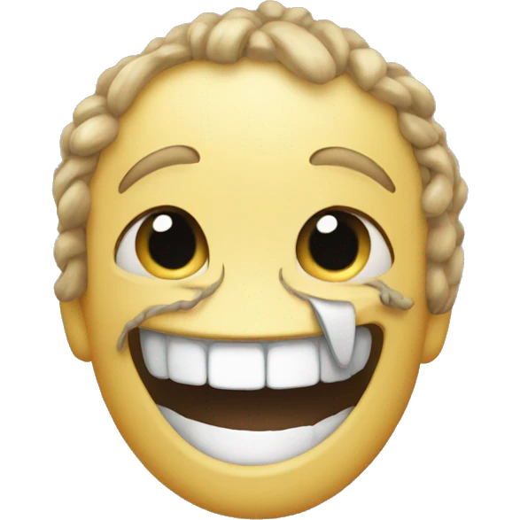 Nerve emoji smile emoji