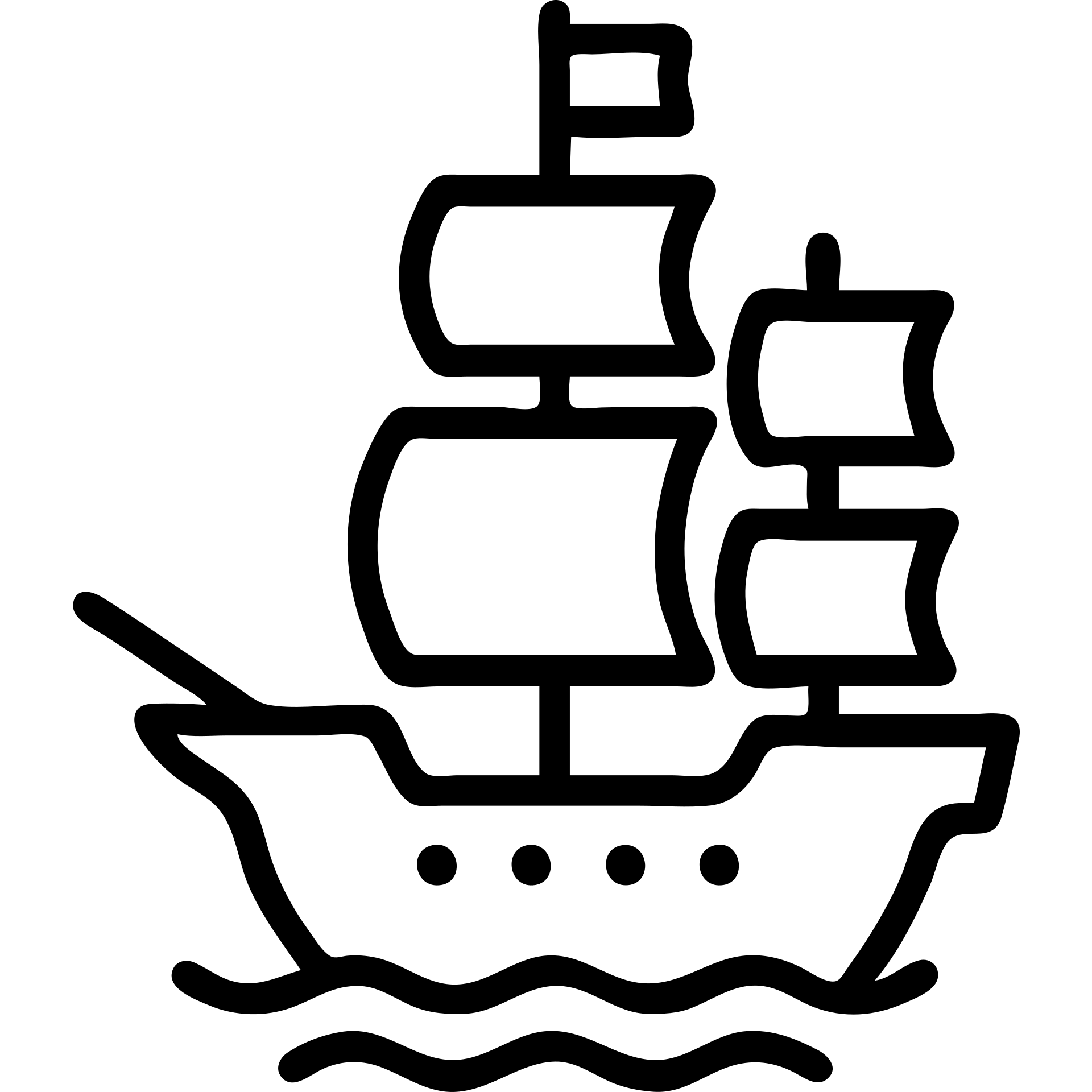 outlined pirate ship icon emoji