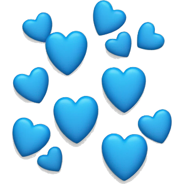2 blue hearts  emoji