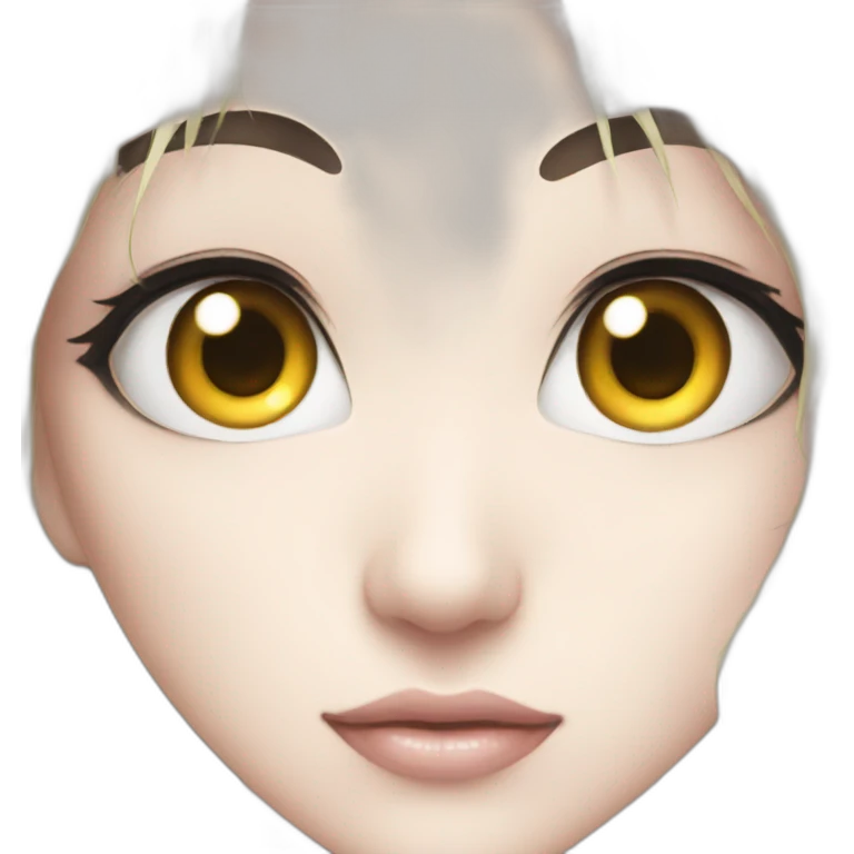 manga eyes looking u emoji