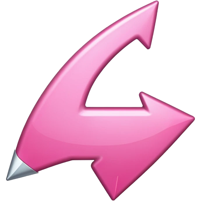 pink arrow showing down emoji