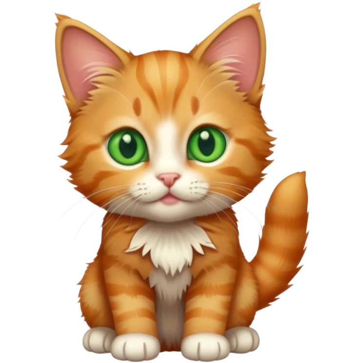 Ginger tabby kitten emoji