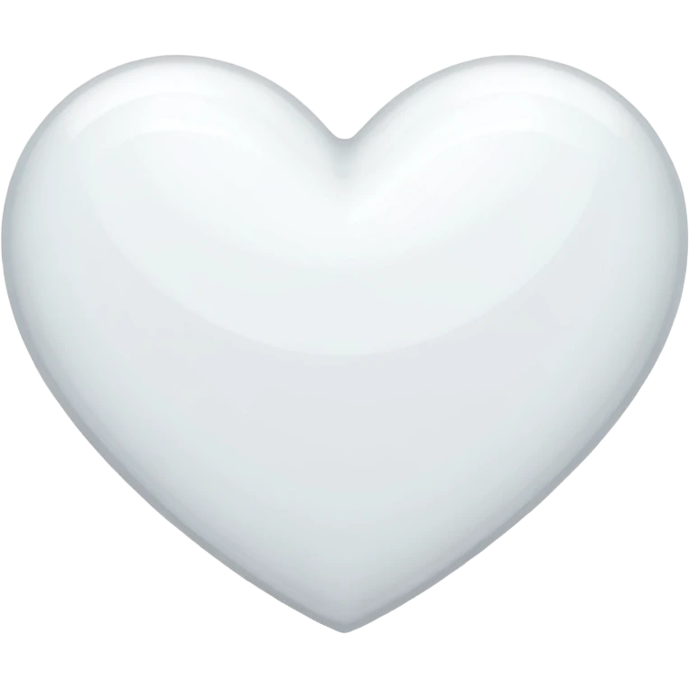 화이트 하트 emoji