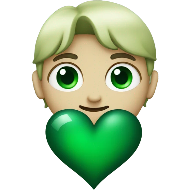 Dark Green Heart emoji