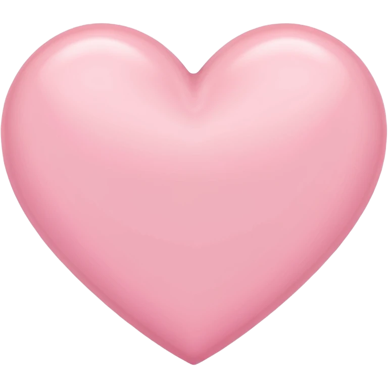 pastel pink heart emoji