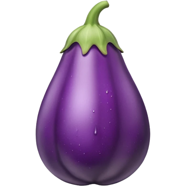 Eggplant with white liquid coming out the top emoji