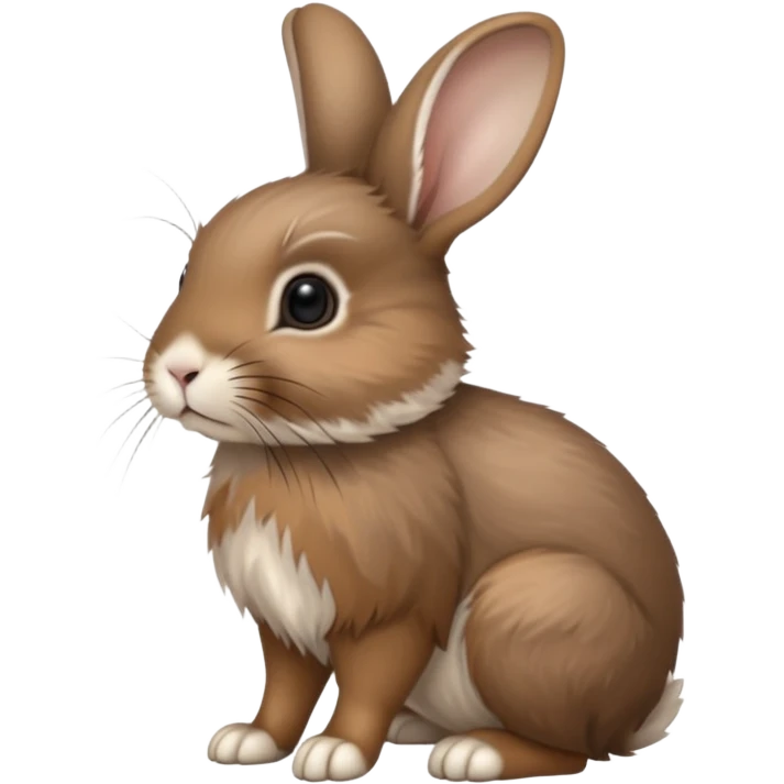 Columbia Basin Pygmy Rabbit (Sylvilagus idahoensis) (full body) emoji