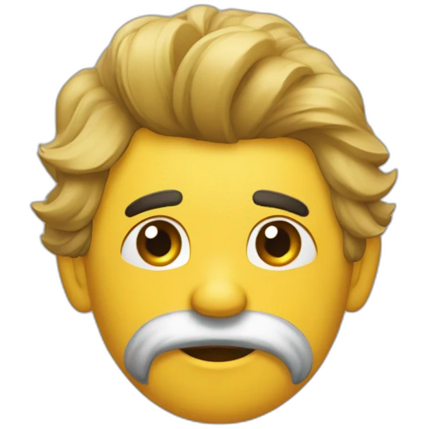 Payasito q salta alegre pero triste acompañado de un león emoji