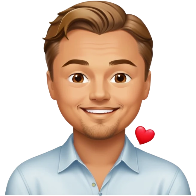 Leo DiCaprio send you a kiss emoji