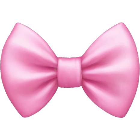 Pretty pink bows emoji