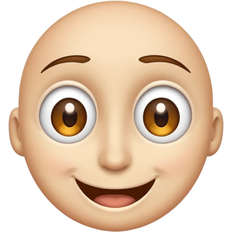 wide eyes open flying face with one eye winking emoji